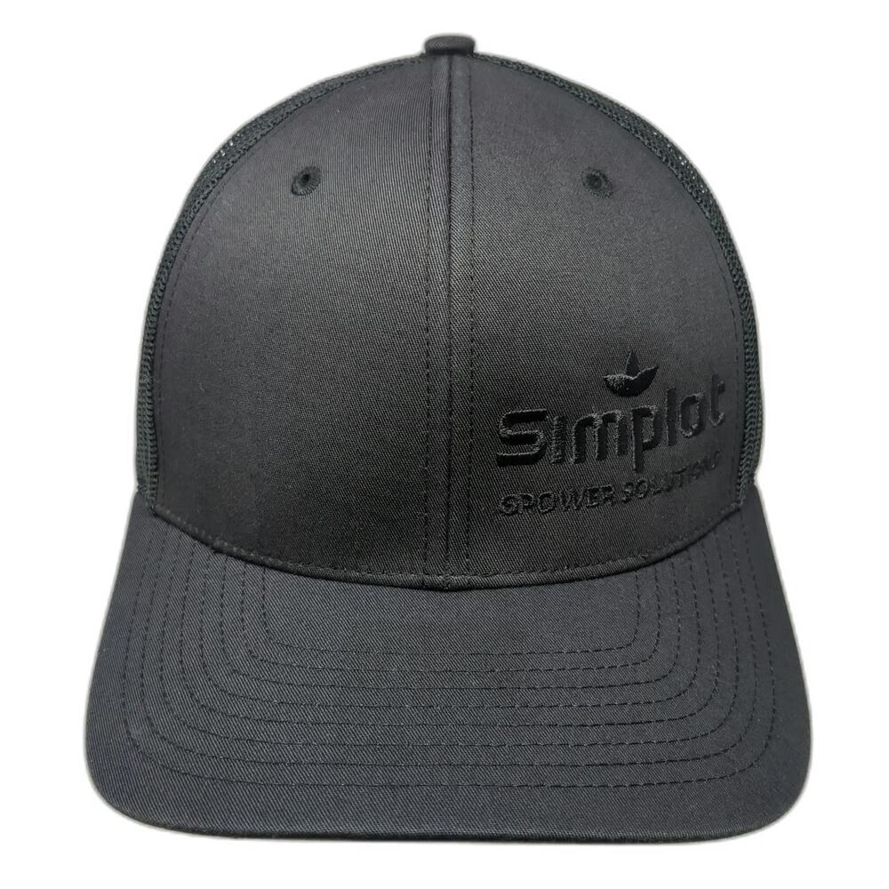 Richardson Trucker Hat Black One Size Simplot Gpower Solutions Snapback